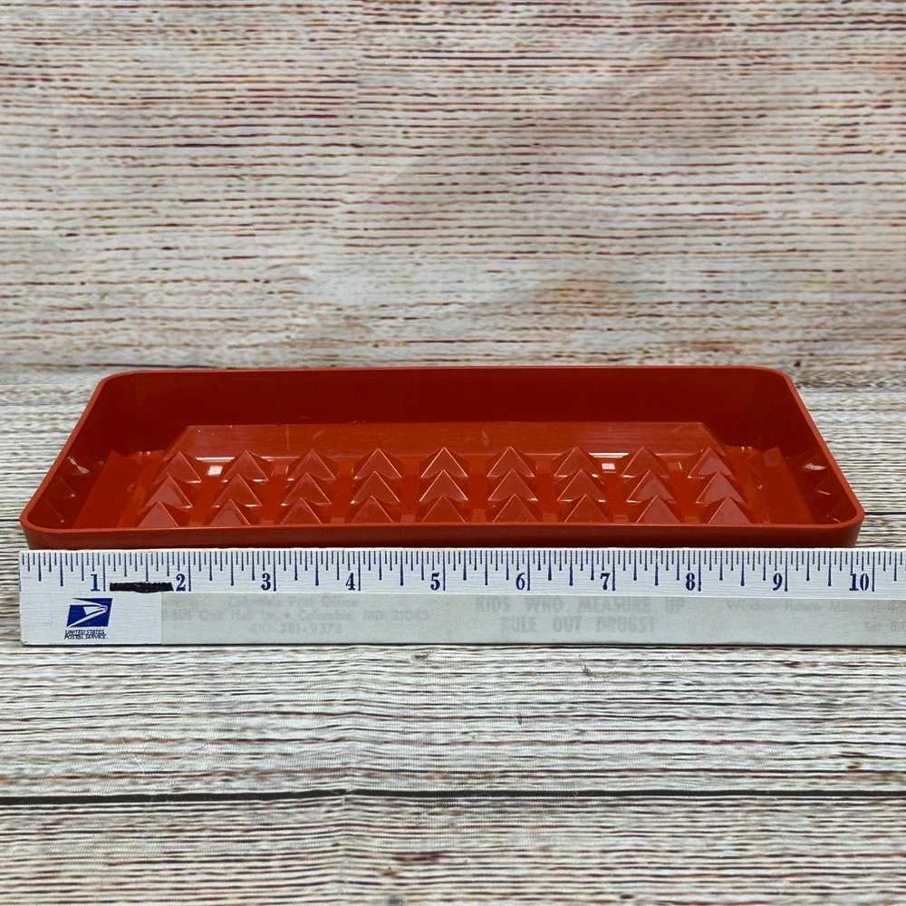 Vintage Tupperware Season-Serve Marinating Container 1292-8‎ Orange White Lid